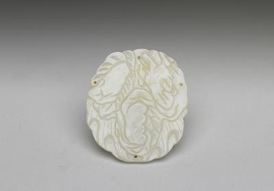 图片[2]-Jade pei pendant with carved decoration, Qing dynasty (1644-1911)-China Archive